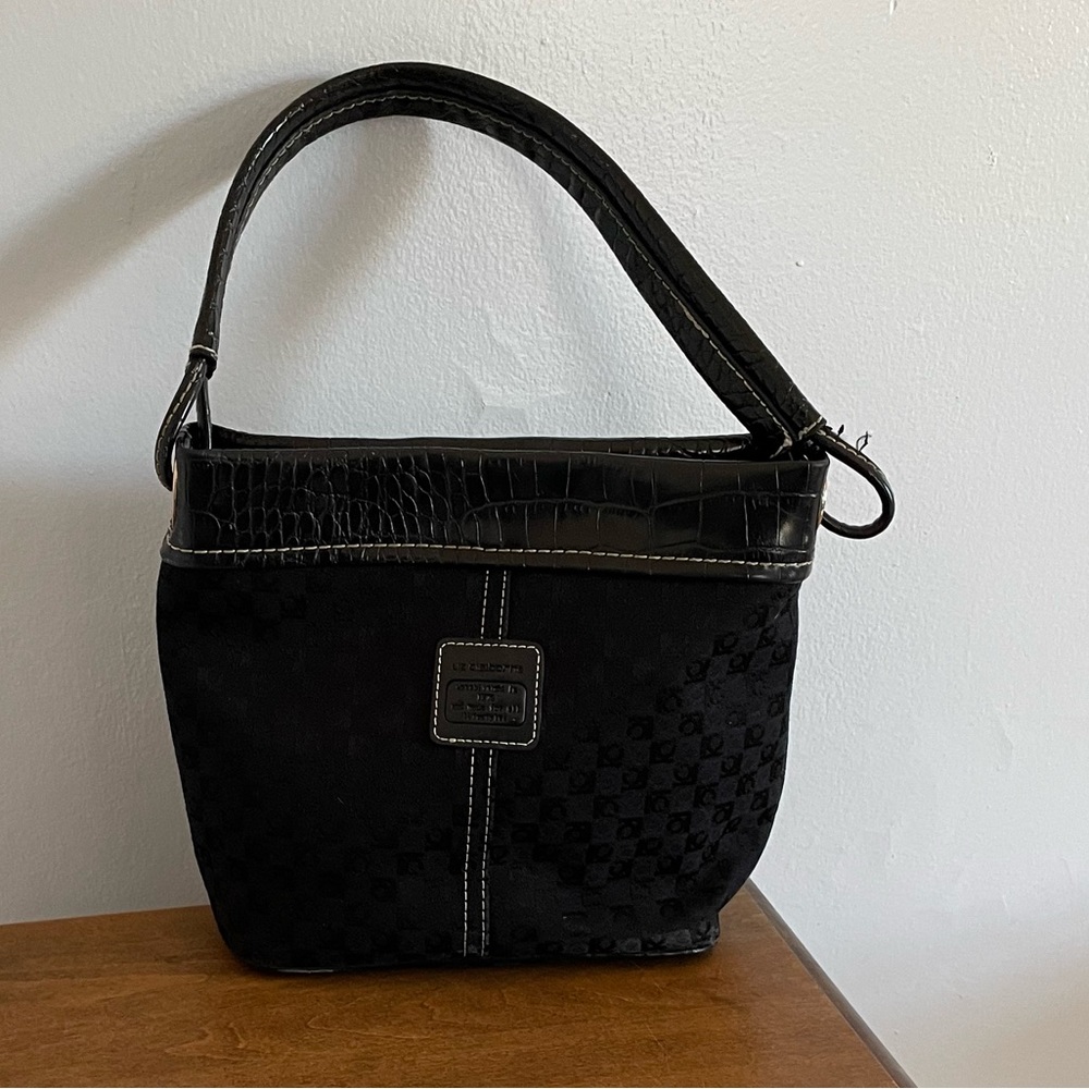 Liz Claiborne Classic Small Black Handbag